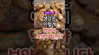 생강은 이렇게 드세요 #건강 #건강정보 #건강상식