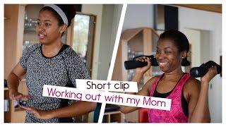 Working out with my Mom Short