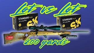Savage MKII BTV Testing 2 lots  SK Standard Plus at 200 yards