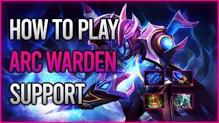 How to play Arc Warden Support Offlane |  Patch 7.30e | Dota 2 Hero Guide
