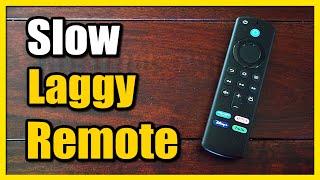 How to Fix Slow & Lagging Remote on Amazon Firestick 4k Max (Fast Tutorial)