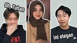 Reaksi orang-orang Korea yang melihat hijab | standar keanggunan = hijab