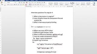 Angular interview Questions