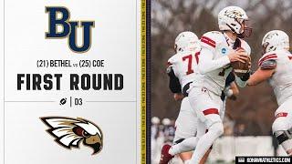 #21 Bethel vs. #25 Coe Highlights | D3 Football First Round 2024