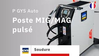 P GYS Auto - Poste MIG/MAG pulsé pour la réparation carrosserie