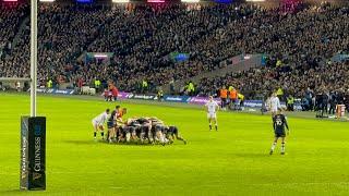 Scotland 30 v 21 England - 24/02/2024 . Rugby Six Nations. National Anthems + Final Whistle