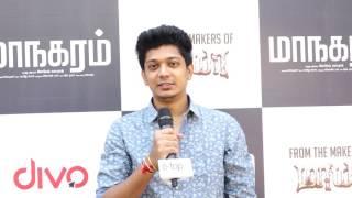 Actor Shri at Maanagaram Press Meet | Potential Studios