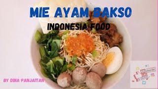 How To Make Mie Ayam Bakso,Indonesia Food