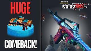 LAST CASE COMEBACK ON CSGOROLL!! (PROFIT)