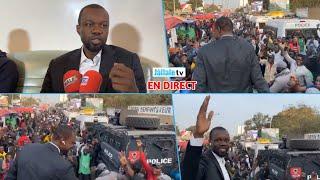 Direct • Colobane - Ousmane Sonko s'adresse aux marchands ambulants