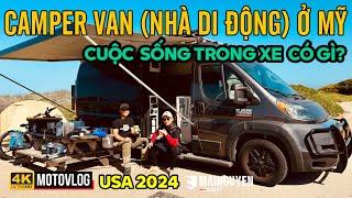 CAMPING Ở MỸ: XEM NHANH XE CAMPER VAN - MOTORHOMES - NHÀ DI ĐỘNG Ở MỸ CÓ GÌ? | USA TRIP 2024