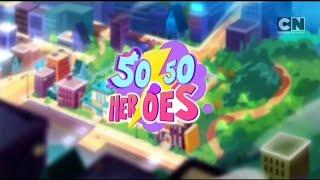 50/50 Heroes - Cartoon Network New Zealand intro