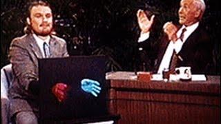 Johnny Carson tries Finger Fitness with Greg