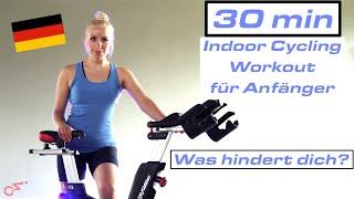 WAS HINDERT DICH? 30 Min Anfänger Indoor Cycling Workout ‍️