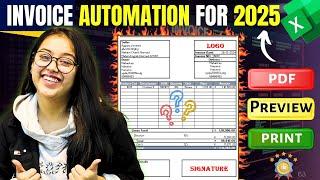 Invoice Automation In Excel || Excel Macros || Excel VBA