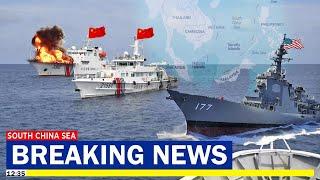 China Shock! US, Philippines Blow Up Chinese Ship After 'Harassment' Near Disputed Reef