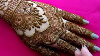 Unique and Stylish Full Hand Mehandi ka design ll rakhi Special Full Hand Arabic Mehandi Design