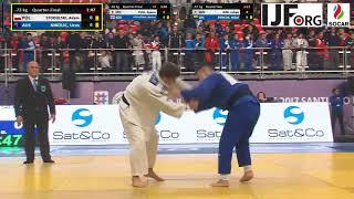 u73kg, NIKOLIC Uros AUS + STODOLSKI Adam POL CADET, 2017 JUDO WORLDS, R8 QUARTER FINALS