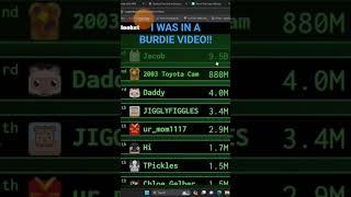 I WAS IN A BURDIE VIDEO LETS GO@burdie #burdie