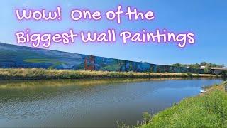 One of the Biggest Wall Painting in Europe #pinayineurope