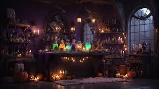 Halloween-Themed Witchcraft Workshop Ambience  Brewing Potions 