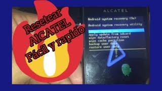 HARD RESET formatear o restablecer celular ALCATEL ONE TOUCH sonic( A851L) 