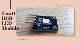 1 Watt RGB LED Module | 5050 RGB Led | DIY, Arduino, microcontroller