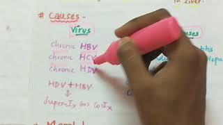 Chronic hepatitis | Pathology | Handwritten notes