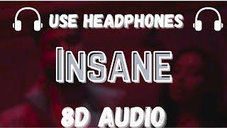 Insane (8D AUDIO) | AP Dhillon | Gurinder Gill| Rajat pndt creations