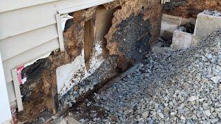 Fixing Wood Rot Behind Front Porch