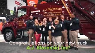 A.J. Blosenski Inc. | Surprise Truck Reveal | New Way 11-yd Viper