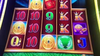 $HAND PAY$ Jackpot 5 Dragons Grand Video Slot Machine 3 Bonuses $5.00 Max bet