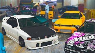 This Is What A JDM Meet Should Look Like! In GTA Online