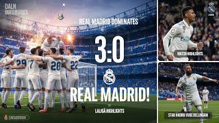 REAL MADRID 3   0 REAL VALLADOLID CF  HIGHLIGHTS LALIGA EA SPORTS