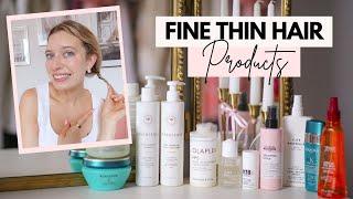 My Favorite Hair products for FINE, THIN hair that I love!