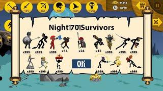 Night 1701 Surviors Unlock Full x999 Army Items | Stick War Legacy