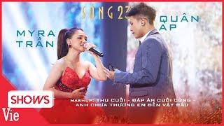 Myra Trần x Quân AP gây sốt với bản mashup hit đêm giao thừa Thu Cuối x Đáp Án Cuối Cùng | Sóng 23