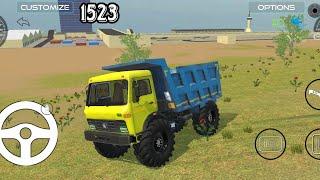 DOLLAR SONG  INDIAN DUMPER MODIFIED DRIVING 3D TRUCK 1523 INDIAN VEHICLE SIMULATOR 3D