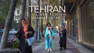 TEHRAN - Walking from Valiasr St. to Shariati St / تهران