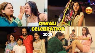 Lifes 1st Diwali Celebration In New House 🪔Best Diwali Celebration By Bindass Kavya Family