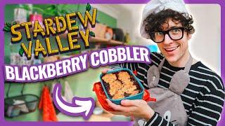 Baking The STARDEW VALLEY Blackberry Cobbler