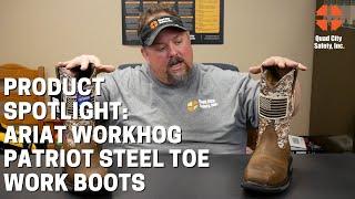 Product Spotlight: Ariat 10022968 WorkHog Patriot Steel Toe Work Boots