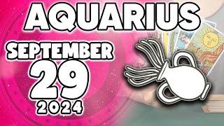 𝐀𝐪𝐮𝐚𝐫𝐢𝐮𝐬  ️A BEING FROM BEYOND SENDS YOU A GIFT  Horoscope for today SEPTEMBER 29 2024  #zodiac