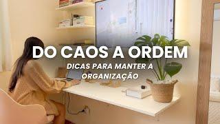 4 REGRAS PARA MANTER A ORGANIZAÇÃO