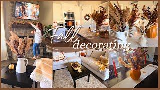 2024COZY FALL DECORATE WITH ME: simple fall decor, fall diy, fall home tour #falldecor #fall2024