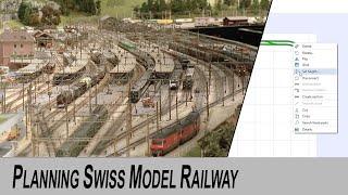 Helping man in Swiss planning the Model railway of his Dreams