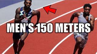 Fred Kerley VS. Noah Lyles || Men's 150 Meters - American Record Battle