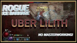 Diablo 4 - Uber Lilith vs Solo Rogue Ice Barrage Build - Season 4