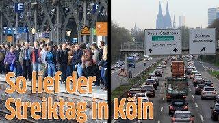 Köln: KVB, Flughafen, AWB, Kita - Staus und Verspätungen durch Verdi-Streik