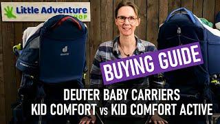 Comparison: Deuter Kid Comfort vs Deuter Kid Comfort Active